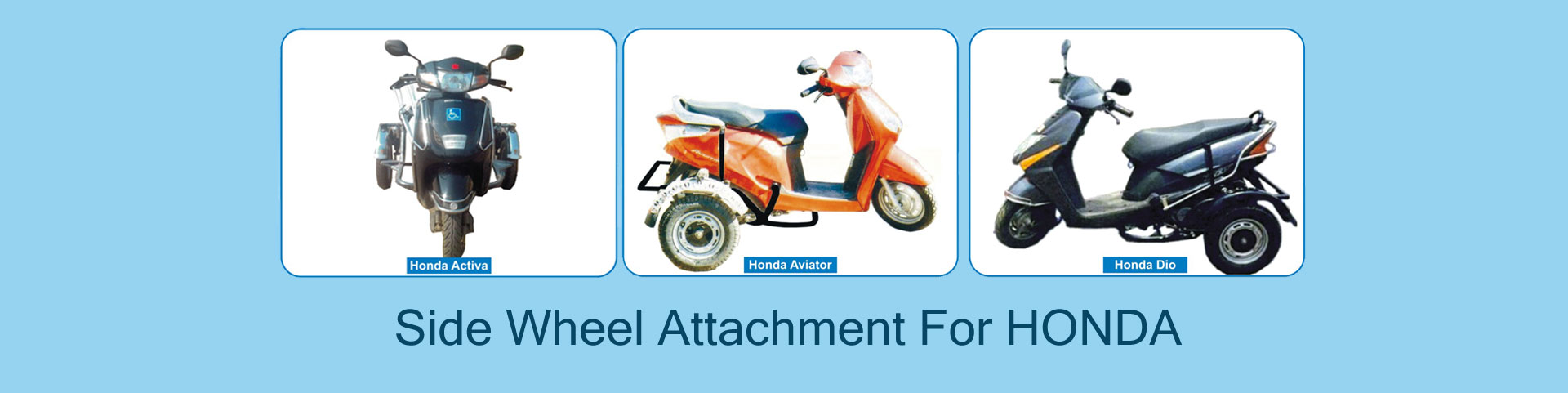 honda activa side wheels